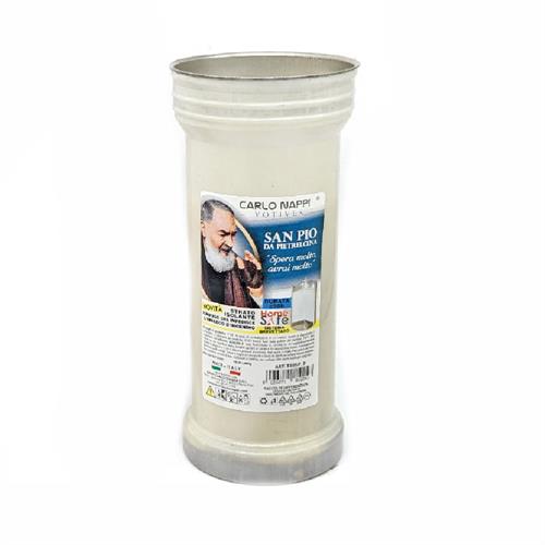 CERO VOTIVO BIANCO SANPIO 8X21