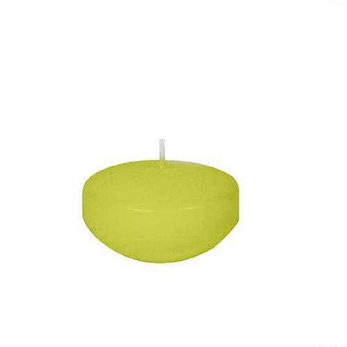 CONF. DA 6 CANDELE GALLEGGIANTI 6X3 LINEA EVENTI VERDE ACIDO