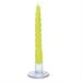 CONF. DA 10 CANDELE TORTIGLIONE H25 D2.2 EVENTI VERDE ACIDO