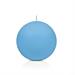 EVENTI CONF.DA 6 CANDELE SFERICHE H8 DIAM.8 CELESTE